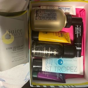 Overstuffed birch box makeup cc cream texturizing spray serum body tanner oribe